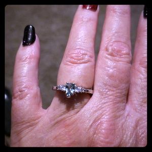 925 stamped silver with aquamarine and topaz